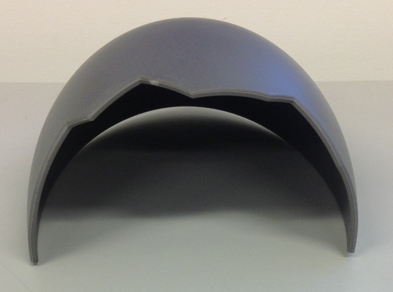 LARGE GREY CRACKED EGG HIDE 19x14cm LARGE GREY CRACKED EGG HIDE 19x14cm